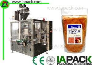 Premade Bag Pulbere de ceai de ambalare Machine Heat Sealing Equipment